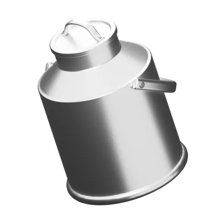 Gallon de lait  3D Illustration