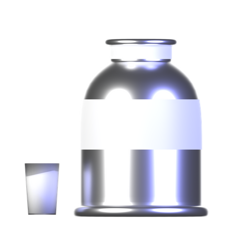Gallon de lait  3D Icon