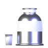 gallon milk 3d logos