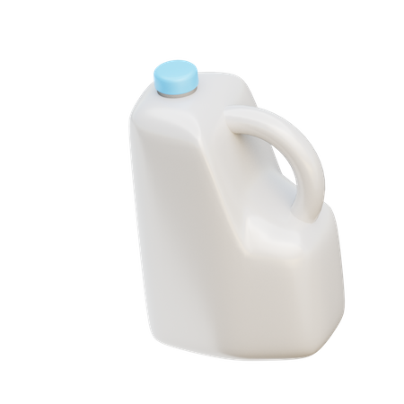 Galón de leche  3D Illustration