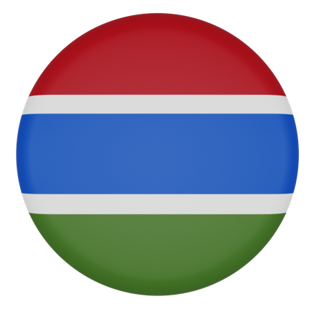 Gambia  3D Icon