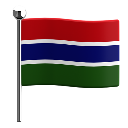 Gambia  3D Icon