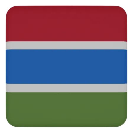 Gambia  3D Icon