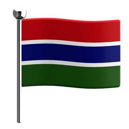 Gambia  3D Icon