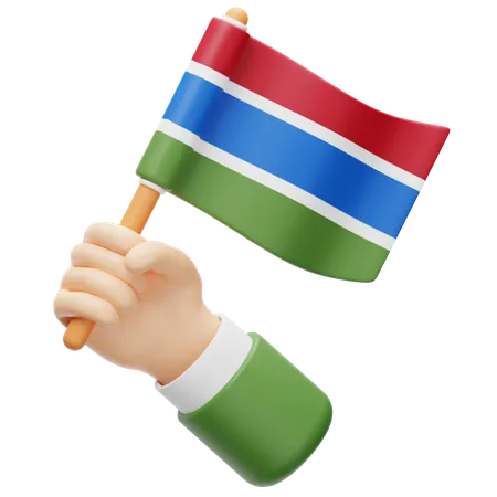 Gambia Flag  3D Icon