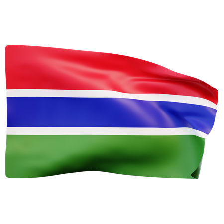 Gambia Flag  3D Icon