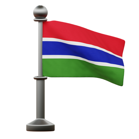 Gambia Flag  3D Icon