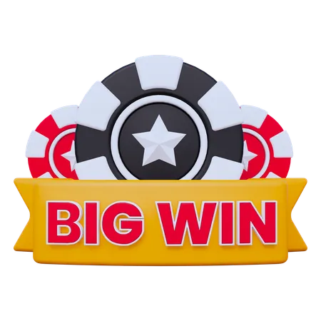 Gambling Big Win  3D Icon