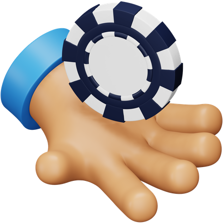 Gambling Chip  3D Icon