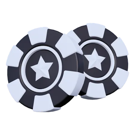 Gambling Coins  3D Icon