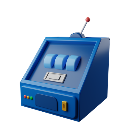 Gambling Machine  3D Illustration