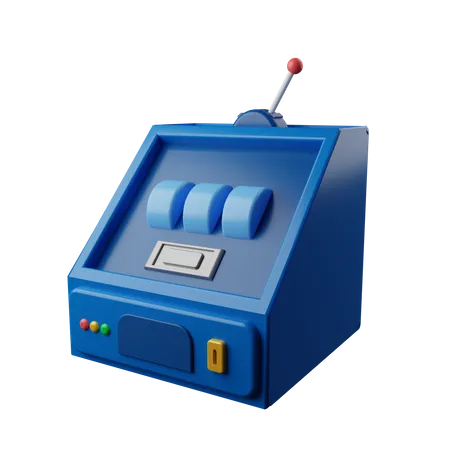 Gambling Machine  3D Illustration