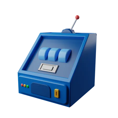 Gambling Machine 3D Illustration