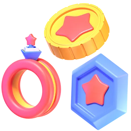 Game Assets  3D Icon