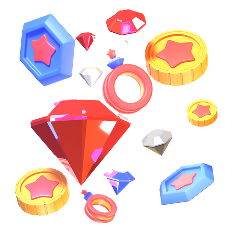 Game Assets  3D Icon