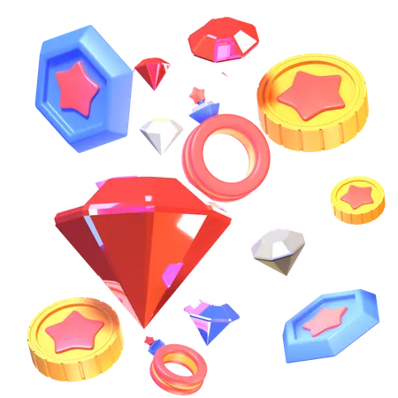 Game Assets  3D Icon