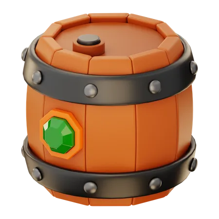 Game Barrel  3D Icon