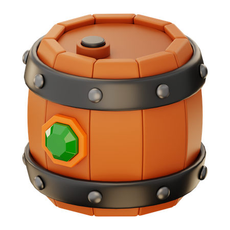 Game Barrel  3D Icon