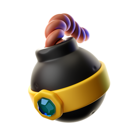 Game bomb  3D Icon