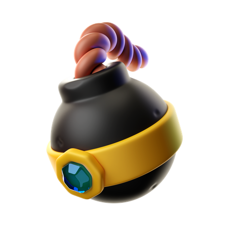 Game bomb  3D Illustration