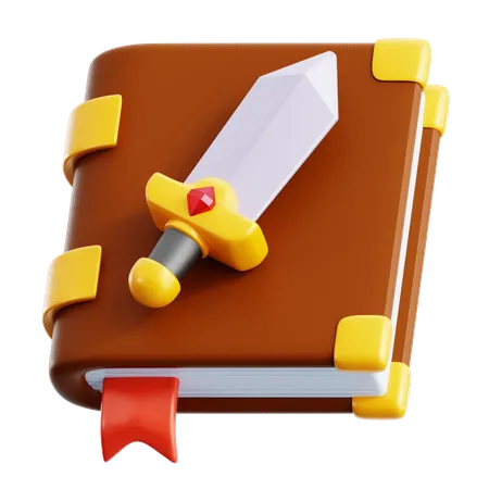 Game Book  3D Icon