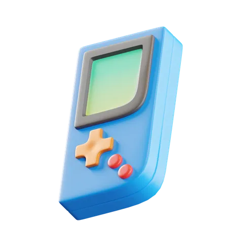 Game Boy  3D Illustration