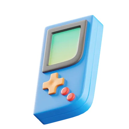 Game Boy 3D Illustration