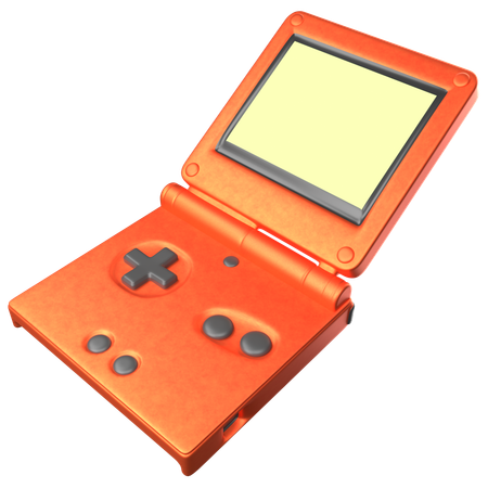 Game boy advance sp  3D Icon