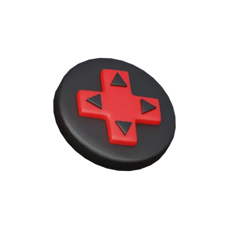 Game Button  3D Icon