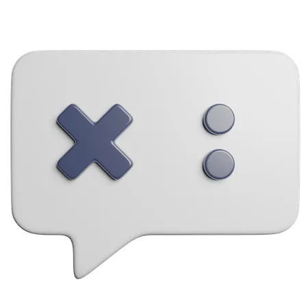 Game Chat  3D Icon