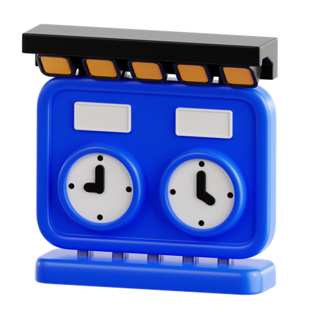 Game Clock  3D Icon