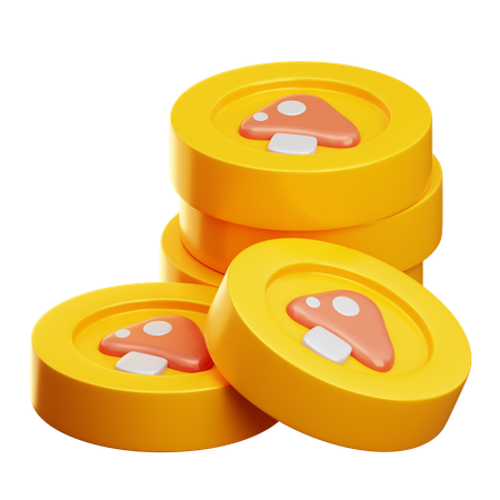 Game Coin  3D Icon