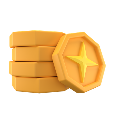 Game Coin  3D Icon