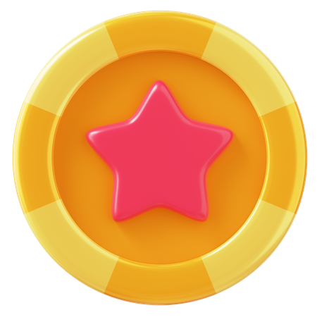 Game Coin  3D Icon