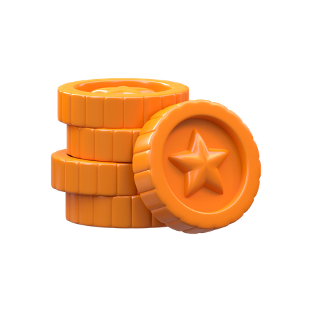 Game Coins  3D Icon