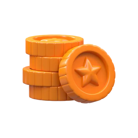 Game Coins  3D Icon