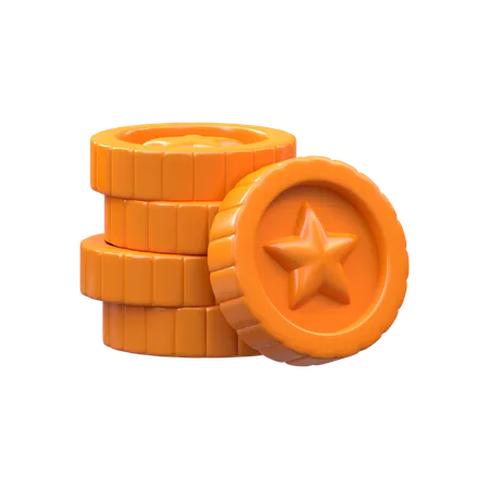 Game Coins  3D Icon