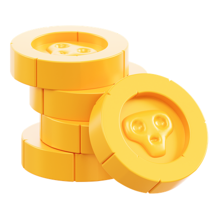 Game Coins  3D Icon