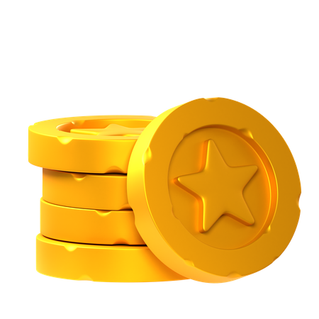 Game Coins  3D Icon