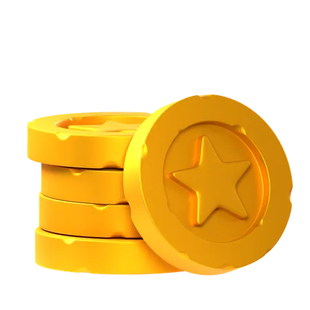 Game Coins  3D Icon