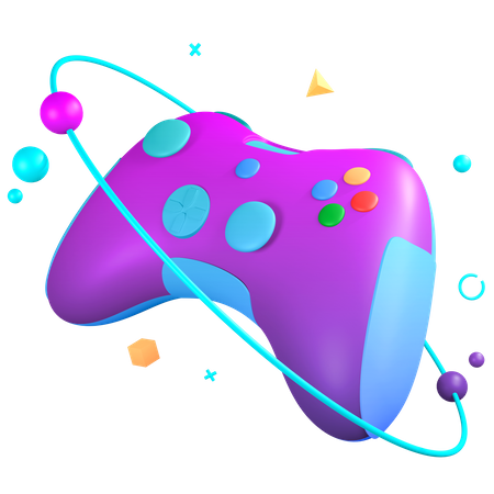 Game Controller  3D Illustration