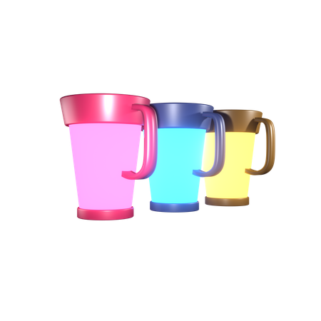 Game Cups  3D Icon