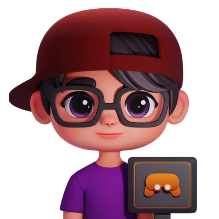 Game Developer  3D Icon