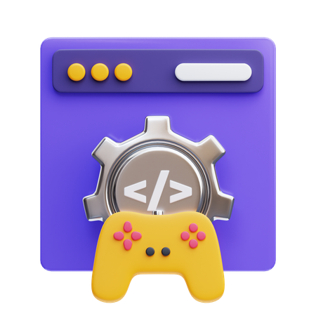 Game Development  3D Icon