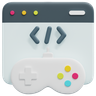 game development 3d logo