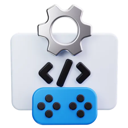 Game Development Software  3D Icon