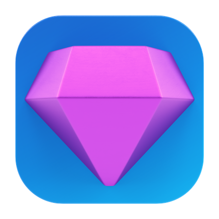 Game Diamond  3D Icon