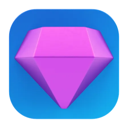 Game Diamond  3D Icon