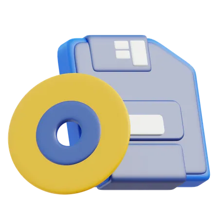 Game Disk  3D Icon