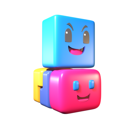 Game Emoticon Character  3D Icon